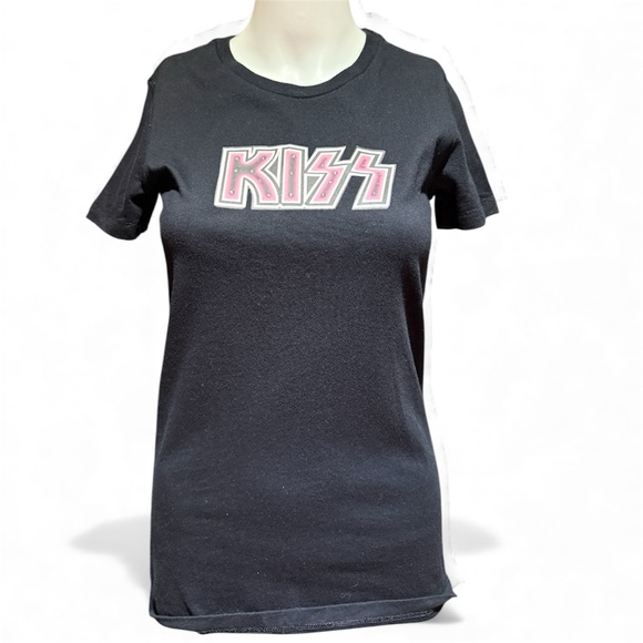 Black KISS Graphic T-Shirt XXS Women’s NWOT - Picture 1 of 8